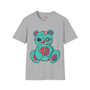 Button Eye Bear Unisex Softstyle T-Shirt