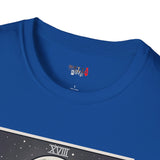The Moon XVIII Tarot Card T Shirt, Mystic Graphic Tee, Spiritual Shirt