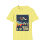 The Truth Is Out There Vintage Alien T Shirt, Retro UFO Graphic Tee, Space Streetwear Shirt