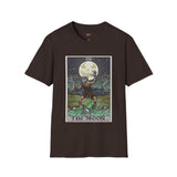 The Moon XVIII Tarot Card T Shirt, Mystic Graphic Tee, Spiritual Shirt