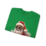 Black Santa 2 Unisex Heavy Blend™ Crewneck Sweatshirt