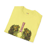 Weed Lungs Funny Weed T Shirt, Cannabis Graphic Tee, 420 Stoner Shirt