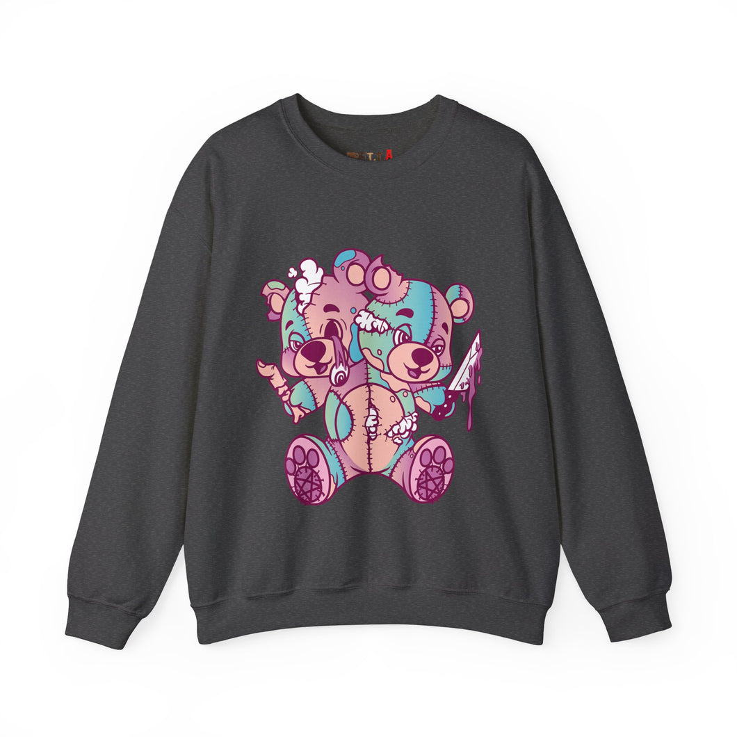 Two Headed Teddy Bear Sweatshirt