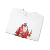 Black Santa 48 Unisex Heavy Blend™ Crewneck Sweatshirt