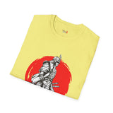 Red Moon Rising Japanese Samurai T Shirt, Asian Graphic Tee, Bushido Warrior Shirt