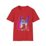 Dino Abduction Alien T Shirt for Men/Women, Funny UFO Shirt, Sci Fi Graphic Tee