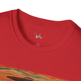 The Scream Van Gogh Alien T Shirt for Men/Women, Funny UFO Shirt, Sci Fi Graphic Tee