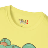 Evil Patched Teddy Bear Unisex Softstyle T-Shirt