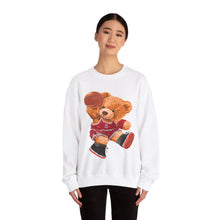 Load image into Gallery viewer, Basketball Teddy Bear Sweatshirt
