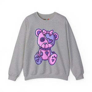 Button Eye Teddy Bear Sweatshirt