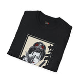 Warrior Fem Japanese Samurai T Shirt, Asian Graphic Tee, Bushido Warrior Shirt