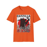 Catzilla Funny T Shirt Relatable Meme Tee Sarcastic Humor Graphic Shirt