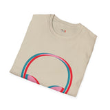 Neon Glitch Alien T Shirt for Men/Women, Funny UFO Shirt, Sci Fi Graphic Tee