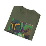Bounty Hunter Blaster Retro Space T Shirt, Vintage Sci Fi Graphic Tee, Galaxy Shirt