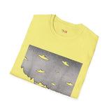 Cat Invasion Selfie Alien T Shirt for Men/Women, Funny UFO Shirt, Sci Fi Graphic Tee