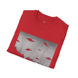 Cat Invasion Selfie Alien T Shirt for Men/Women, Funny UFO Shirt, Sci Fi Graphic Tee