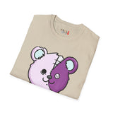 Purple Two Tone Teddy Bear T-shirt