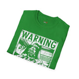 Warning Choking Hazard Retro Space T Shirt, Vintage Sci Fi Graphic Tee, Galaxy Shirt