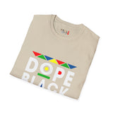 Dope Black Mom Martin Font Unisex Softstyle T-Shirt