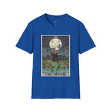 The Moon XVIII Tarot Card T Shirt, Mystic Graphic Tee, Spiritual Shirt
