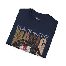 Load image into Gallery viewer, Black Nurse Magic Unisex Softstyle T-Shirt
