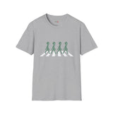 Walking Across Abbey Road Alien T Shirt for Men/Women, Funny UFO Shirt, Sci Fi Graphic Tee
