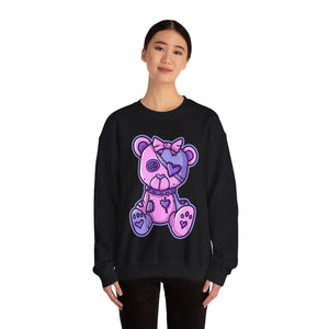 Button Eye Teddy Bear Sweatshirt