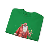 Black Santa 48 Unisex Heavy Blend™ Crewneck Sweatshirt