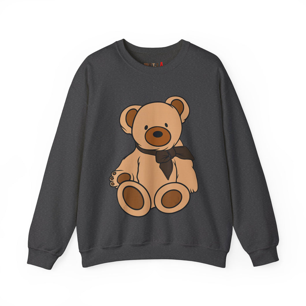 Brown Scarf Teddy Bear Sweatshirt