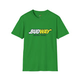 Budway Smoke Fresh Funny Weed T Shirt, Cannabis Graphic Tee, 420 Stoner Shirt