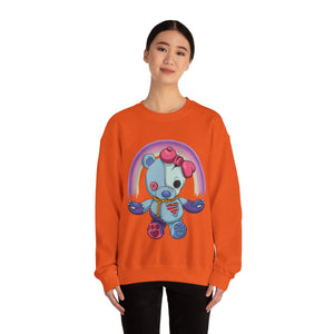 Rainbow Missing Eye Teddy Bear Sweatshirt