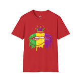 Mardi Gras Lips Unisex Softstyle T-Shirt