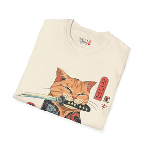 Samurai Kitty Unisex Softstyle T-Shirt