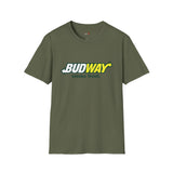 Budway Smoke Fresh Funny Weed T Shirt, Cannabis Graphic Tee, 420 Stoner Shirt