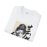 Warrior Fem Japanese Samurai T Shirt, Asian Graphic Tee, Bushido Warrior Shirt