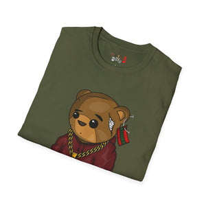 Drippy Bear Unisex Softstyle T-Shirt