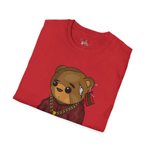 Drippy Bear Unisex Softstyle T-Shirt