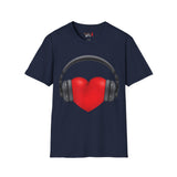 Heart Music Unisex Softstyle T-Shirt