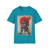 Red Moon Samurai Unisex Softstyle T-Shirt