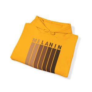 Melanin Vertical Stripes Heavy Blend Hoodie