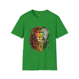 Smoking Rasta Lion Funny Weed T Shirt, Cannabis Graphic Tee, 420 Stoner Shirt