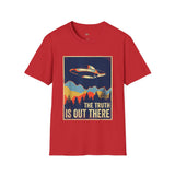 The Truth Is Out There Vintage Alien T Shirt, Retro UFO Graphic Tee, Space Streetwear Shirt