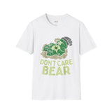 Bear Don't Care Funny Weed T Shirt, Cannabis Graphic Tee, 420 Stoner Shirt