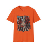 Dueling Samurai Warriors Japanese Samurai T Shirt, Asian Graphic Tee, Bushido Warrior Shirt