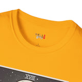 The Moon XVIII Tarot Card T Shirt, Mystic Graphic Tee, Spiritual Shirt