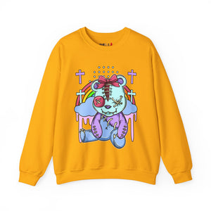 Stitched Eyes Teddy Bear Sweatshirt