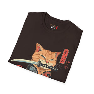 Samurai Kitty Unisex Softstyle T-Shirt