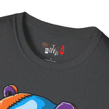 Tired Colorful Bear Unisex Softstyle T-Shirt