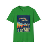 The Truth Is Out There Vintage Alien T Shirt, Retro UFO Graphic Tee, Space Streetwear Shirt