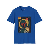 77 Bounty Hunter Blaster Retro Space T Shirt, Vintage Sci Fi Graphic Tee, Galaxy Shirt